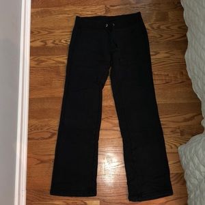 Black nike cotton sweat pants